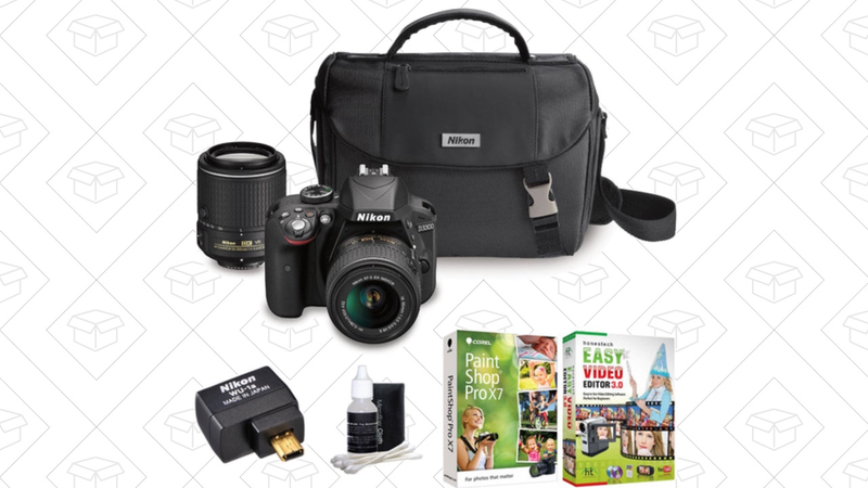 Refurb Nikon D3300 + 2 Lenses + Wi-Fi Adapter + More, $399 with code DXPRO100